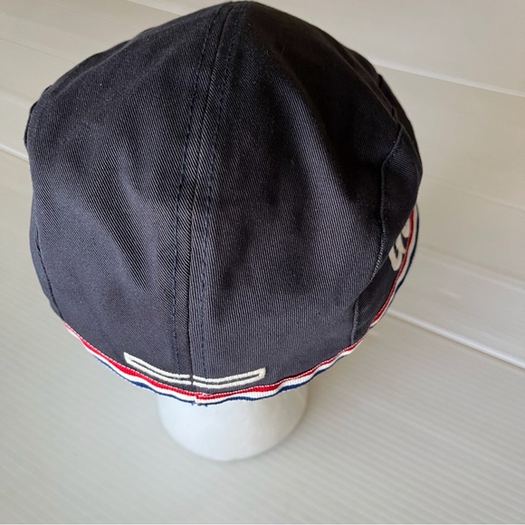 Newsboy Vintage Cabbie Flat Cap Golf Junkie Club Navy Blue One Size - Picture 5 of 12